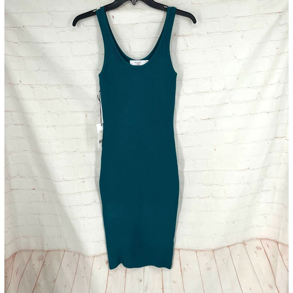ALI & Jay teal full fashion tank dress S
